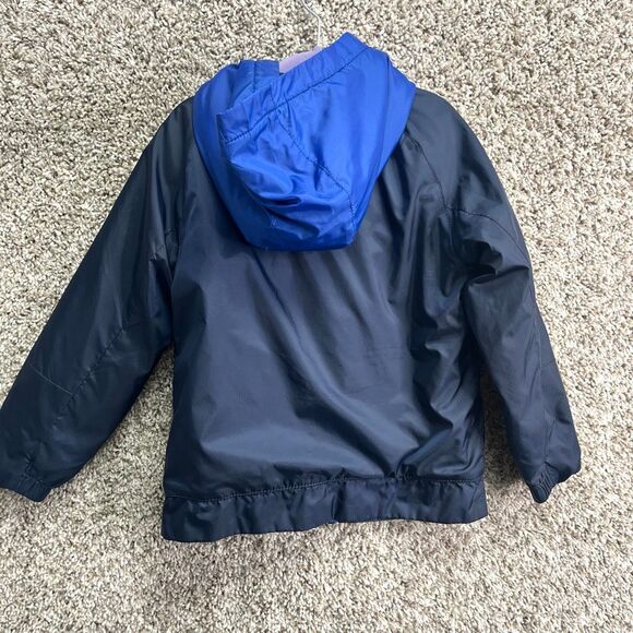 Nike Boys Jacket 4T Navy Blue with Hood - Picture 5 of 6
